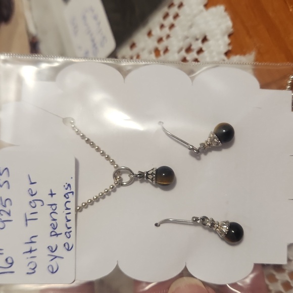 Tiger eye set - Picture 1 of 1